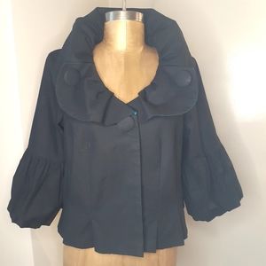 Cropped poncho/blazer by Matty M